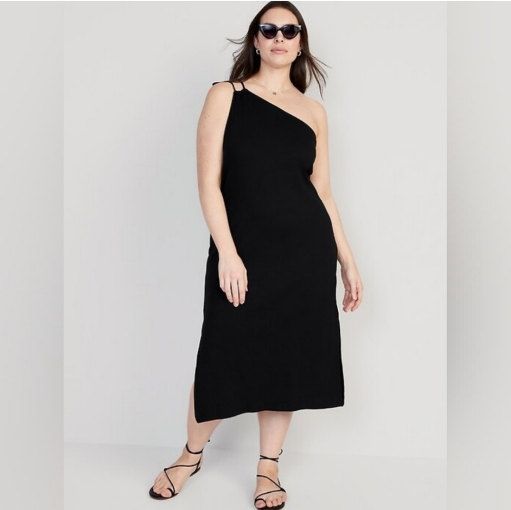 Old Navy One Shoulder Strappy Midi Dress Size XL